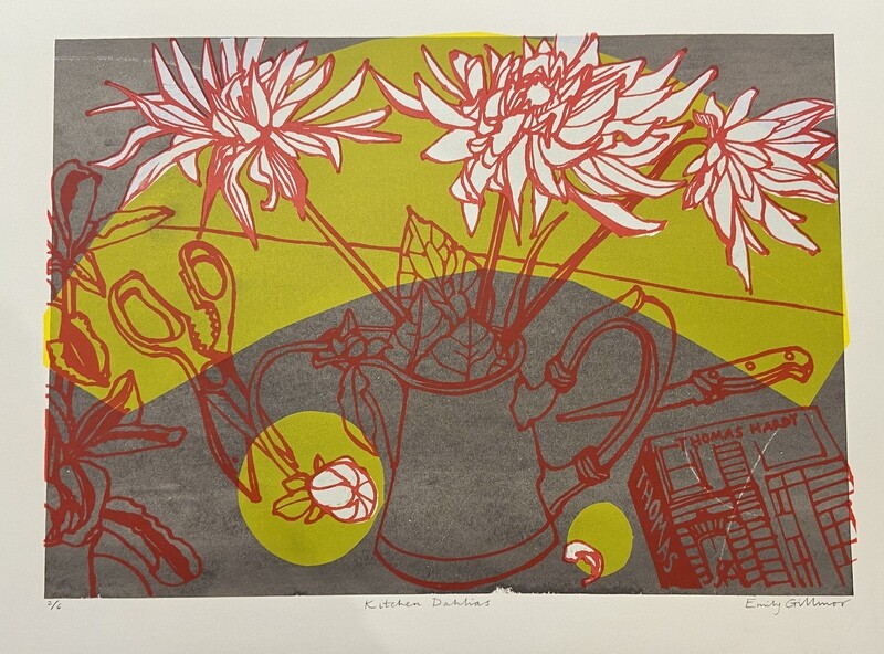 Kitchen Dahlias