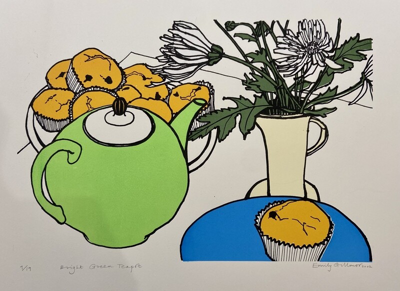 Bright Green Teapot