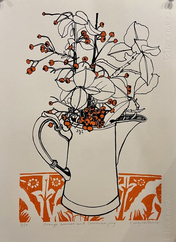 Orange Berries and German Jug