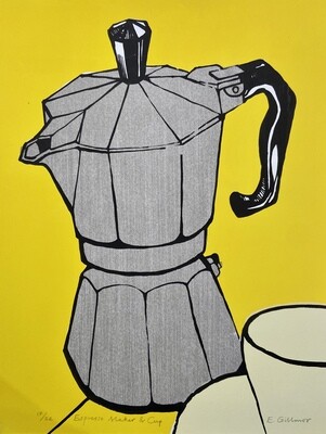Espresso Maker and Cup