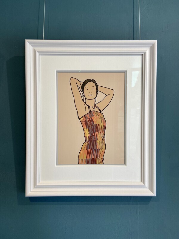 Anya with Cocktail Dress (framed)