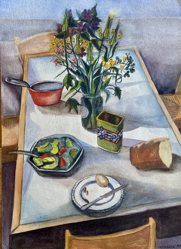 Pots and Pans On Table
