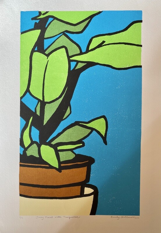 Juicy Plant With Turquoise
