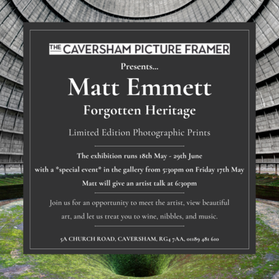 An Evening With Matt Emmett: Forgotten Heritage 17th May from 5:30pm