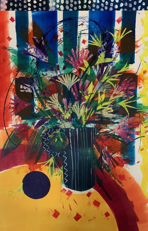 Flowerburst, Stripy Jug