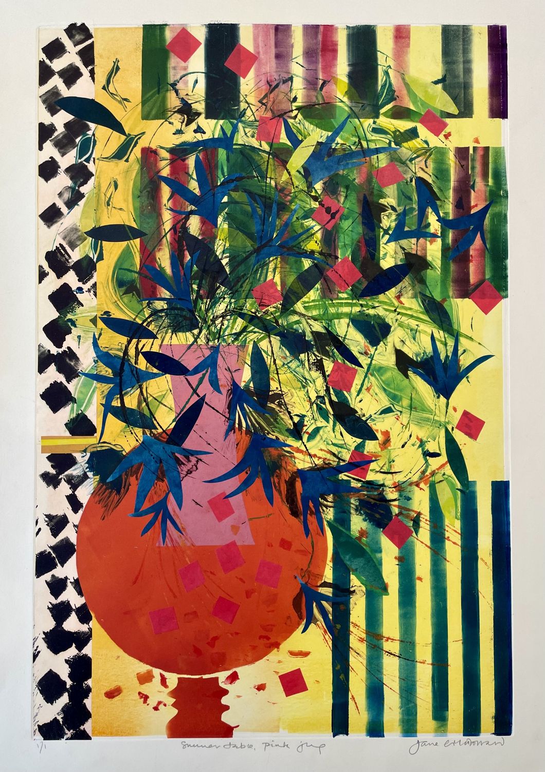 Summer Table, Pink Jug