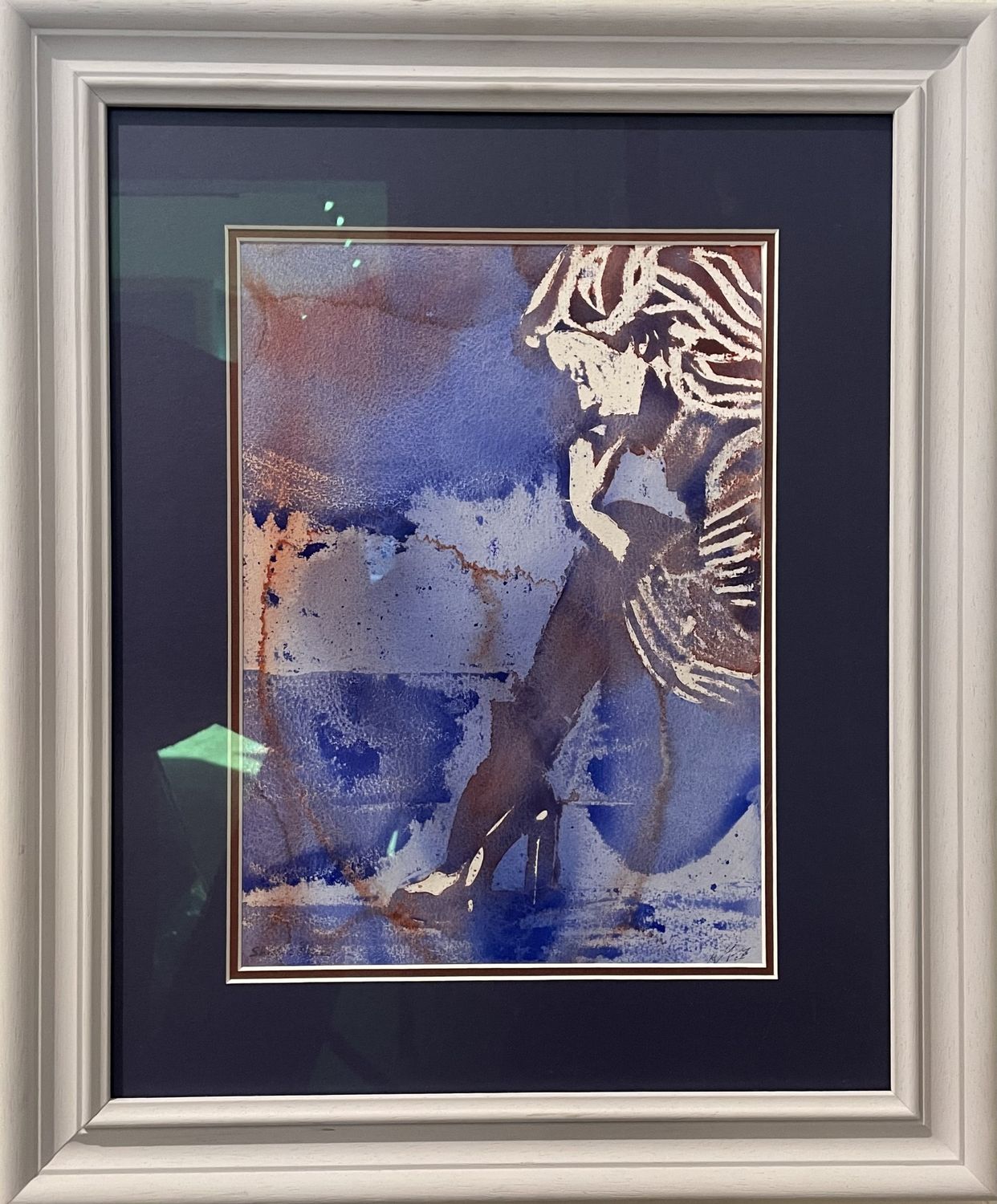 Shoe Blue (framed)