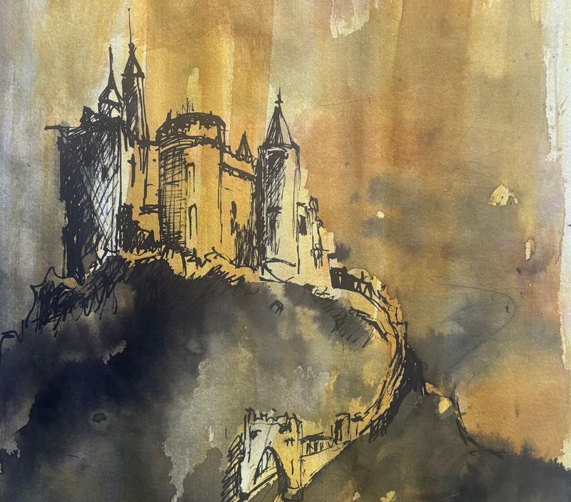 Ink & Imagination: Experimental Techniques Inspired by Victor Hugo