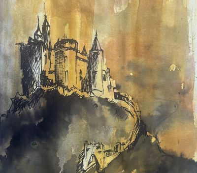 Ink & Imagination: Experimental Techniques Inspired by Victor Hugo