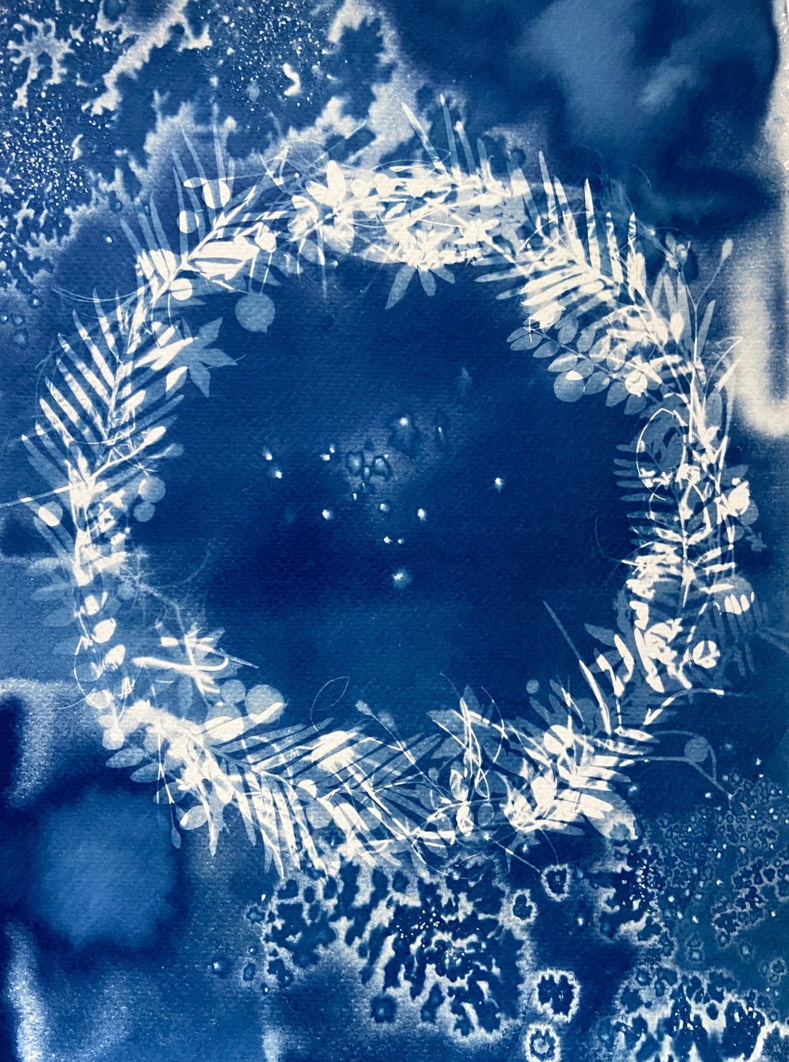 Winter Botanicals: Cyanotype Wreath Making