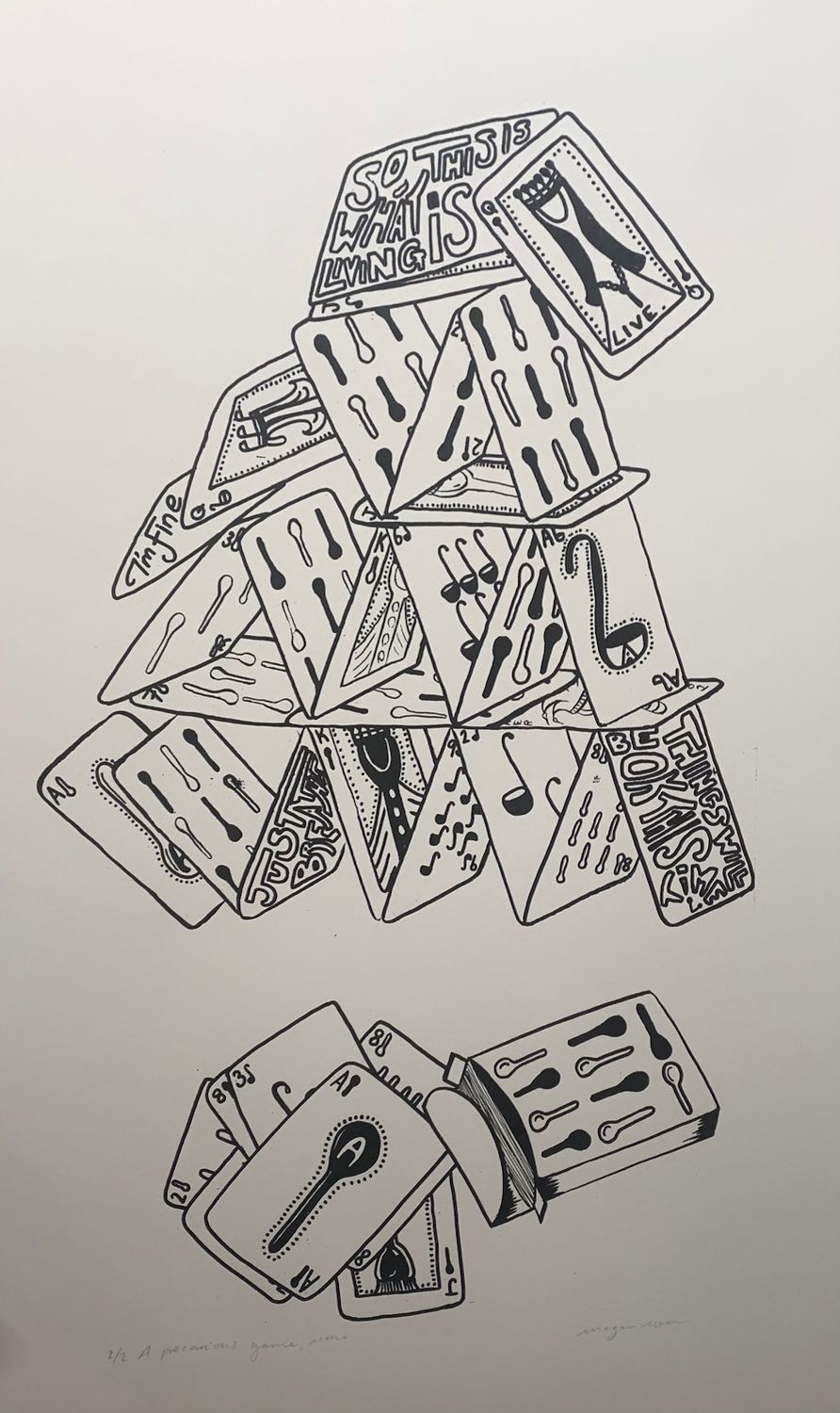 A precarious game, mono