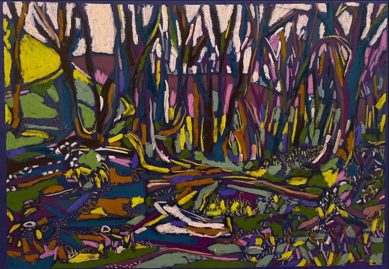 Shropshire Hills Through The Trees (framed)