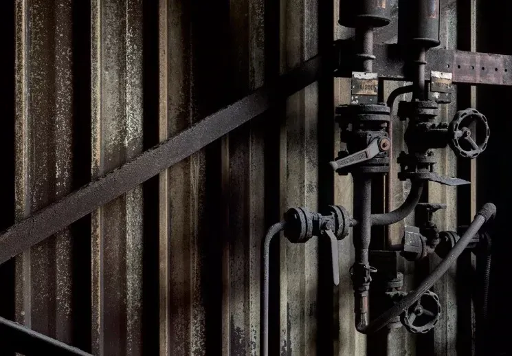 Detail from Blast Furnace- Belgium