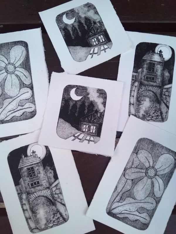 Tetra-Pack Etching with Cath Baldwin