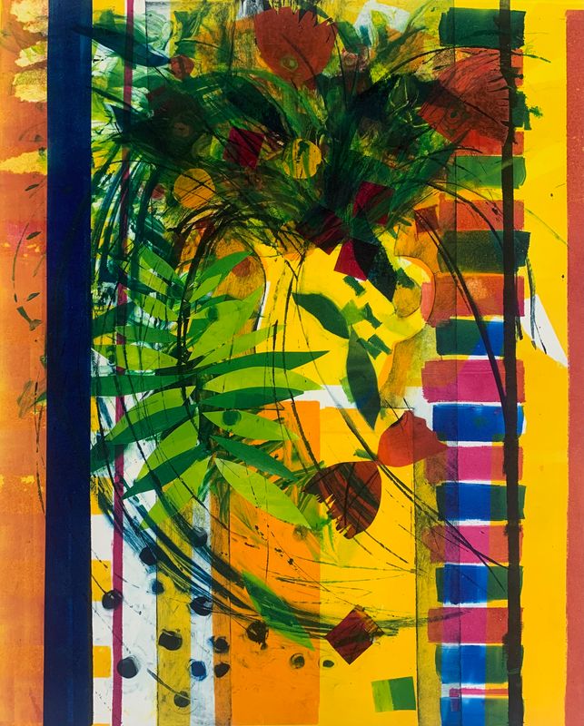 Hope Cottage, Spring Flowers (framed)