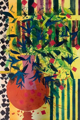 Summer Table, Pink Jug (framed) Summer Table, Pink Jug (framed)