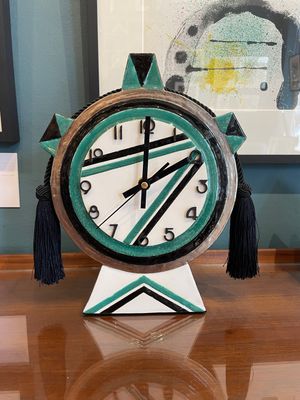 Art Deco Clock With Tassles Art Deco Clock With Tassles
