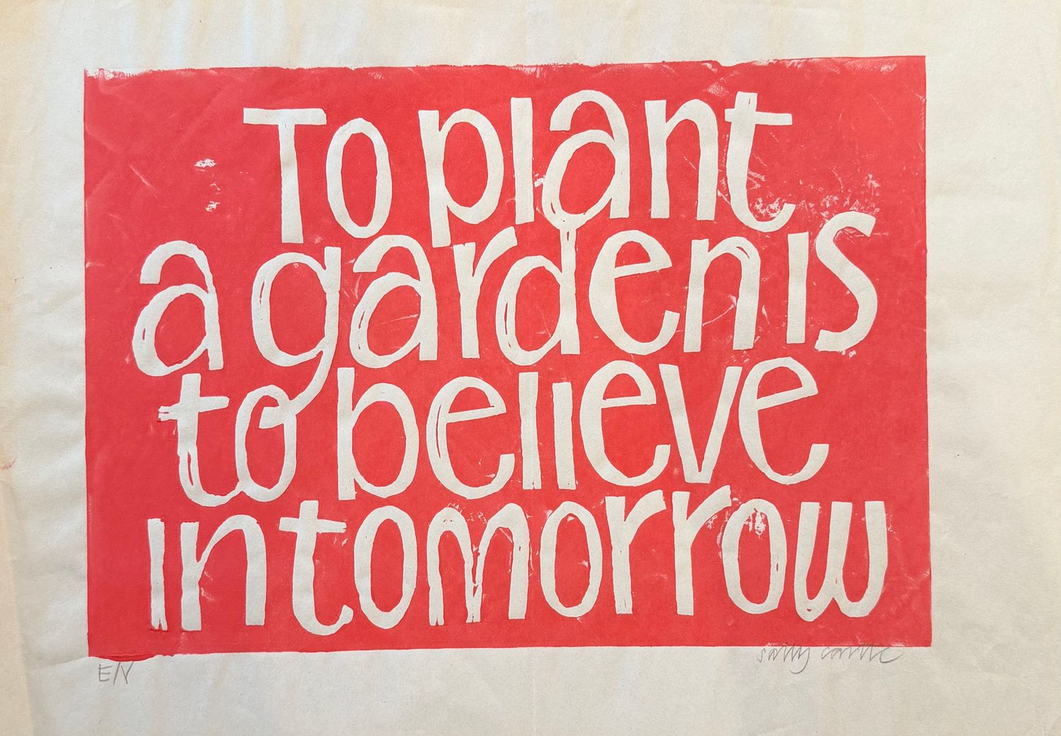 To Plant a Garden