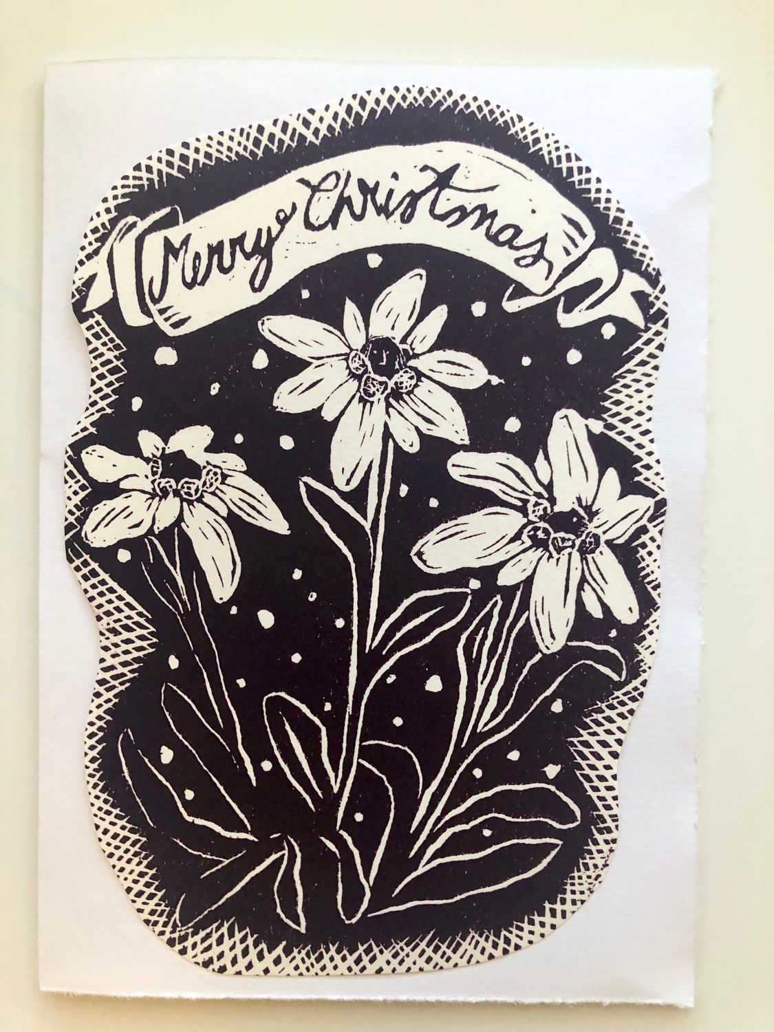 Make Your Own Lino Christmas Cards