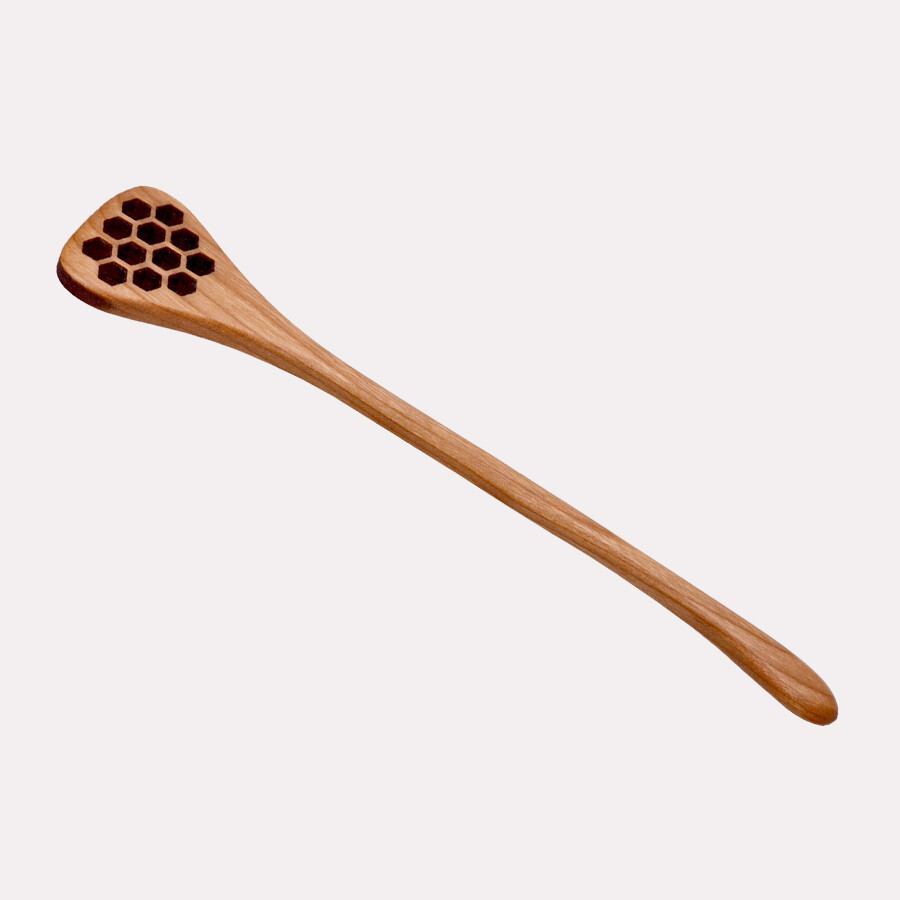 Wooden Honeycomb Dipper