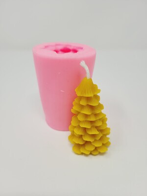 Silicon Mould Candle - Christmas Tree