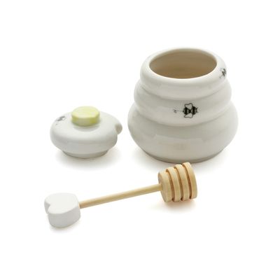 Honey gift pot with dipper