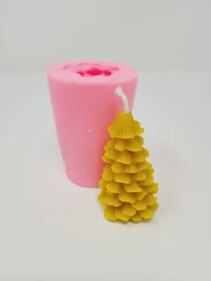 Silicon Mould Candle - Christmas Tree