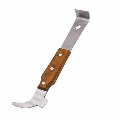 Wooden J Hive Tool