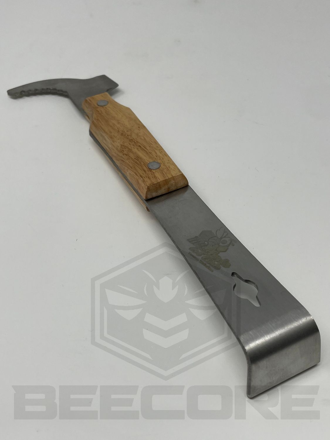 Wooden J Hive Tool
