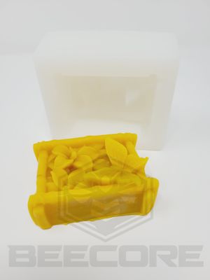 Silicon Mould Soap - Square Butterfly &amp; Flowers