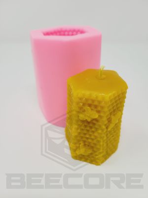 Silicon Mould Candle - Hexagonal Bees