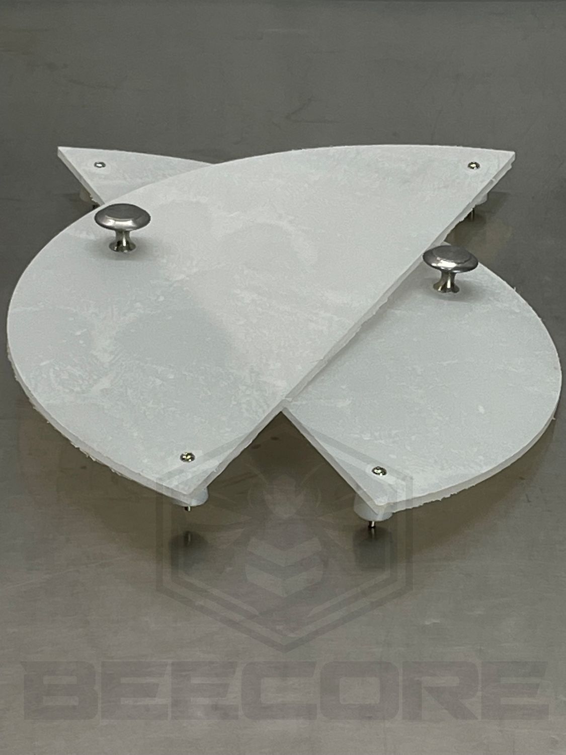 Transparent lids for 2-3 frame manual extractor