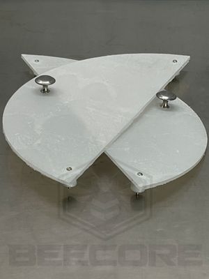 Transparent lids for 2-3 frame manual extractor