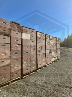 Deep assembled and dyed hive box commercial - USED