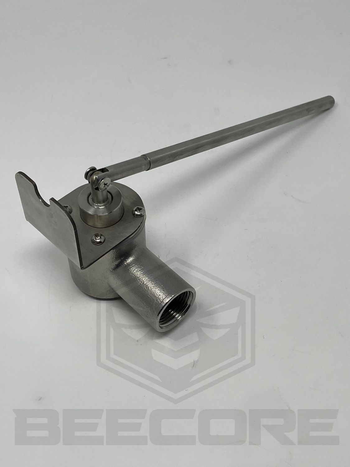 Stainless steel no-drip valve