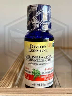 Lemongrass organic essential oil 15 ml