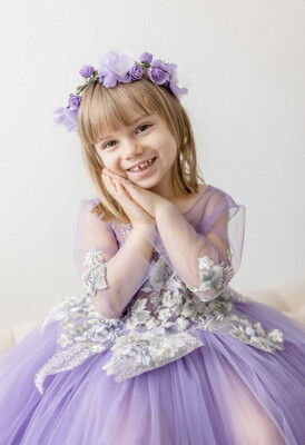 Abigail LD - Purple Color (Girl Dress)
