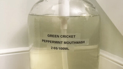 Peppermint Mouthwash by Green Cricket Lifestyle