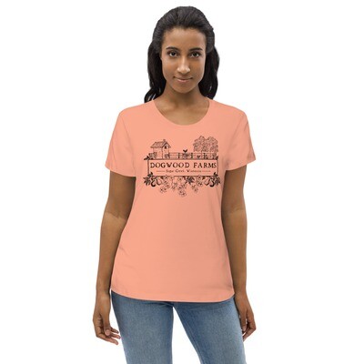 Women's fitted eco tee - Farm Logo