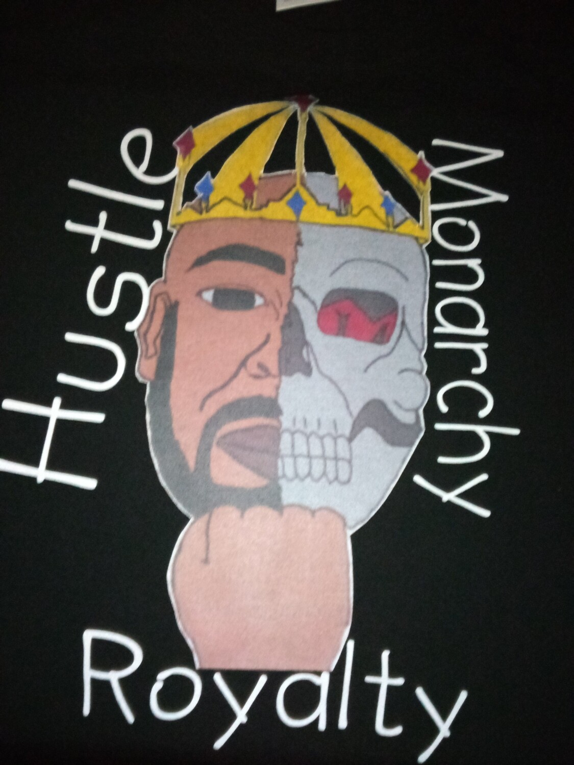 Hustle Monarchy Royalty Custom Mens Tee