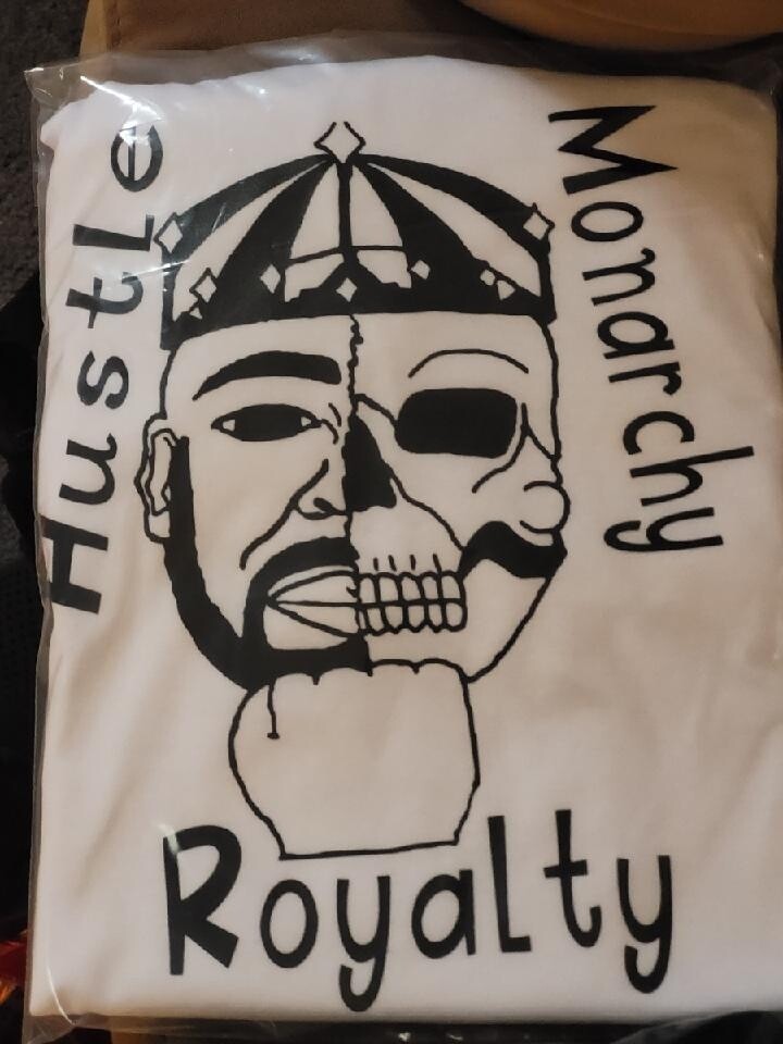 Hustle Monarchy Royalty Custom Men's Tee