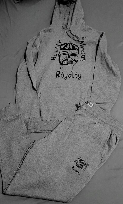 Hustle Monarchy Royalty Custom Men's Hoodie Set