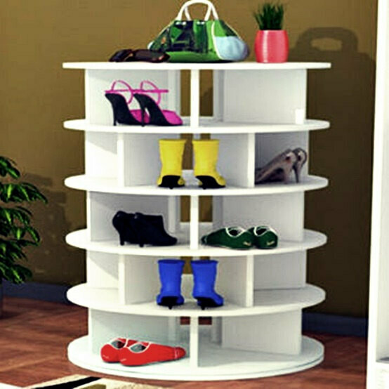 Spinning Shoe Racks Revolving Shoe Tower Rotating Shoe Rack