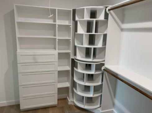 Spinning Shoe Floor to Ceiling Revolving Shoe Tower Rotating Shoe Rack