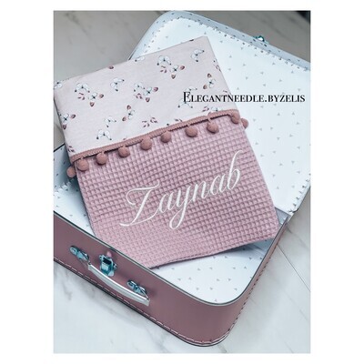 Waffle & Jersey Print Rosé