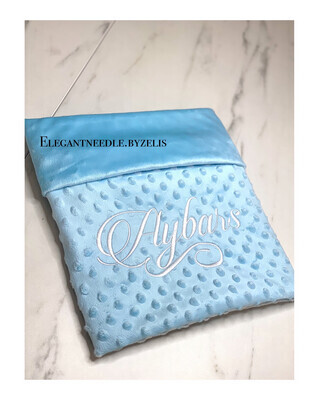 Minky-Decke 80x85 - Blau
