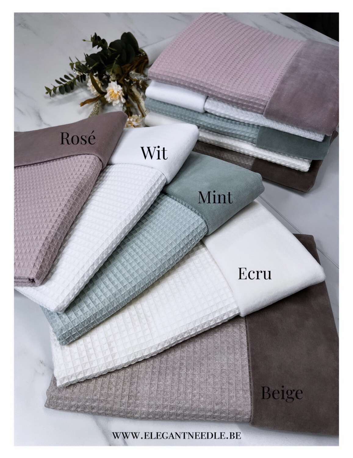 Wafel & Velour (6 kleuren)