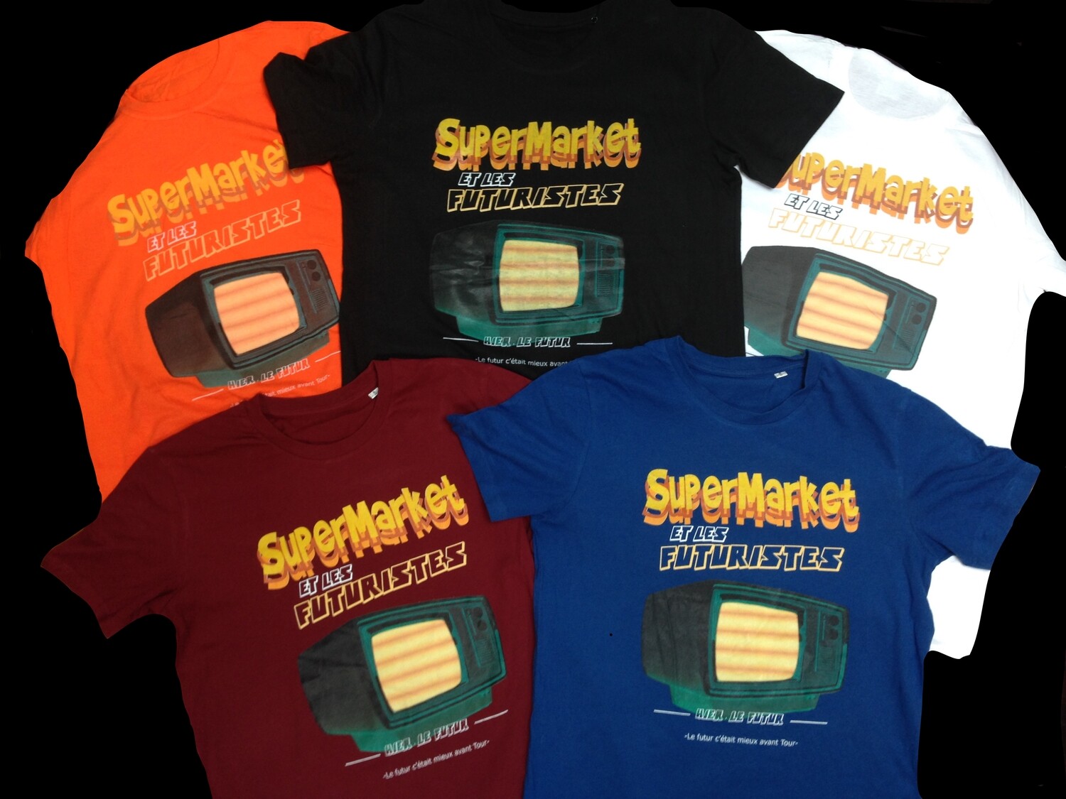 T-shirt SuperMarket et Les Futuristes 