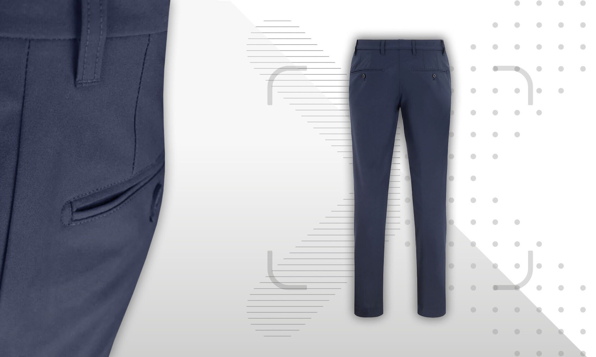 J Lindeberg Ellott Golf Trouser / Pant - JL Navy