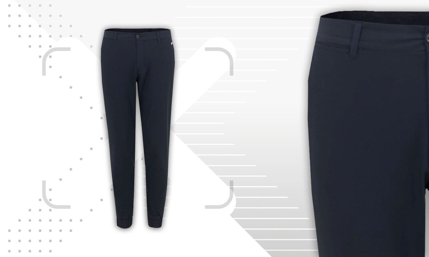 J Lindeberg Cuff Jogger Golf Trouser / Pant JL Navy